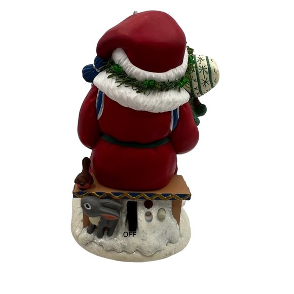 Hallmark Keepsake Ornament Sittin On Santas Lap Record Childs Voice Holiday 2004 - Picture 6 of 9